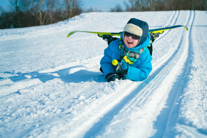 lezioni di sci per bambini a falcade